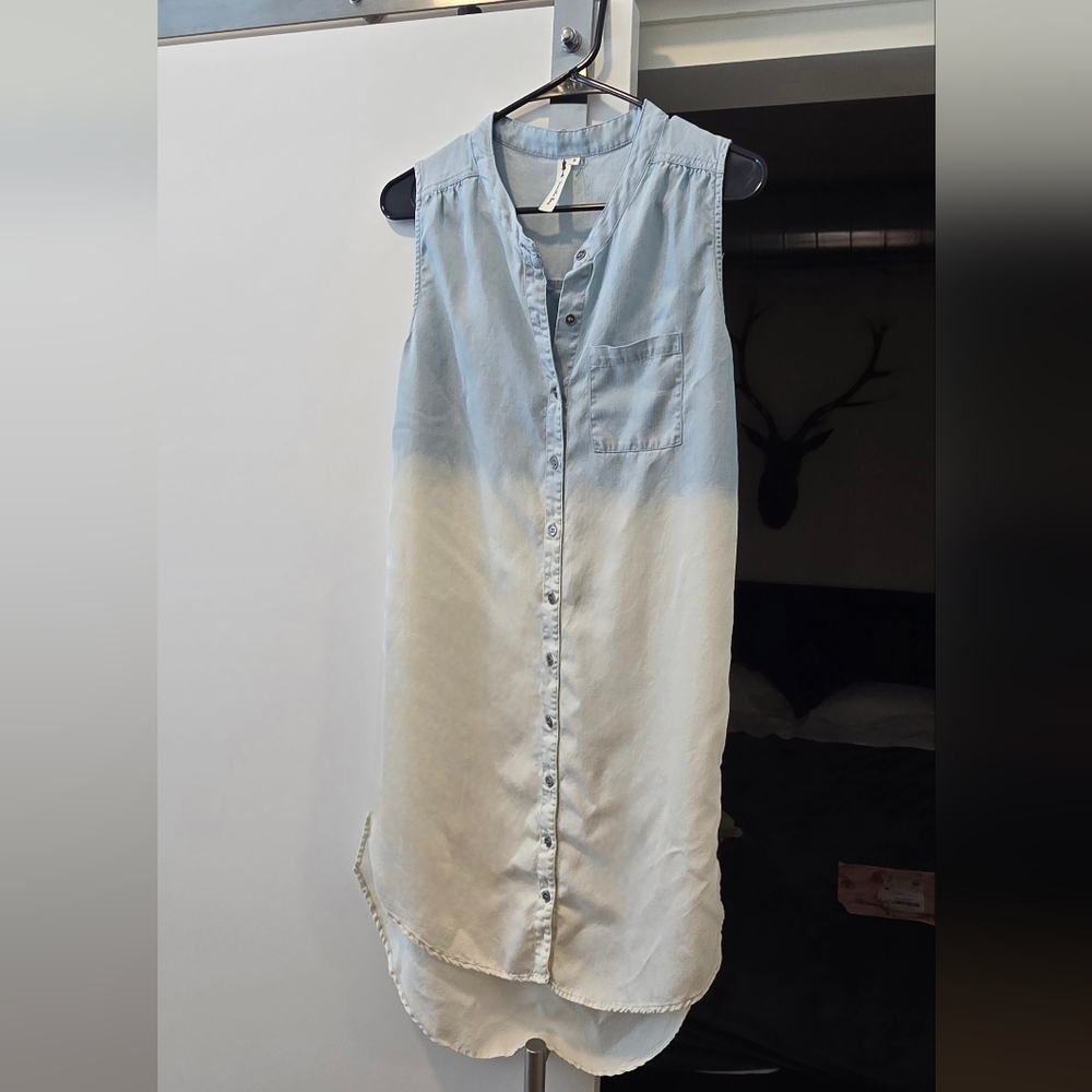 Women's Ombre Denim Dress
